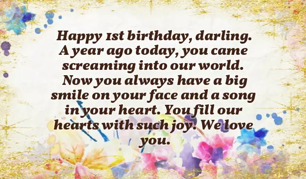 Happy 1 Birthday Boy