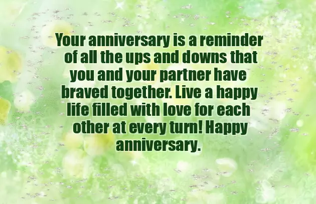 Happy Anniversary To Us Wishes