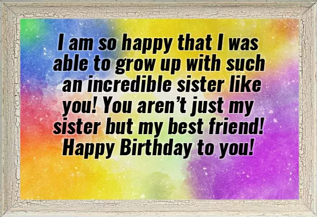 Happy Birthday Sister Msg Happy Birthday Sister Msg