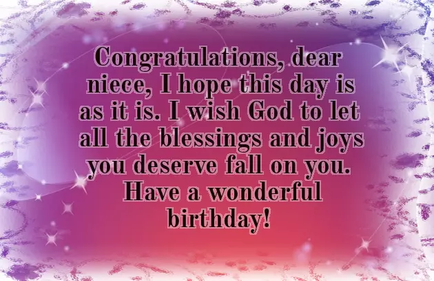For My Niece Birthday Wishes