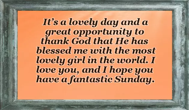 Good Morning And Sunday Wishes