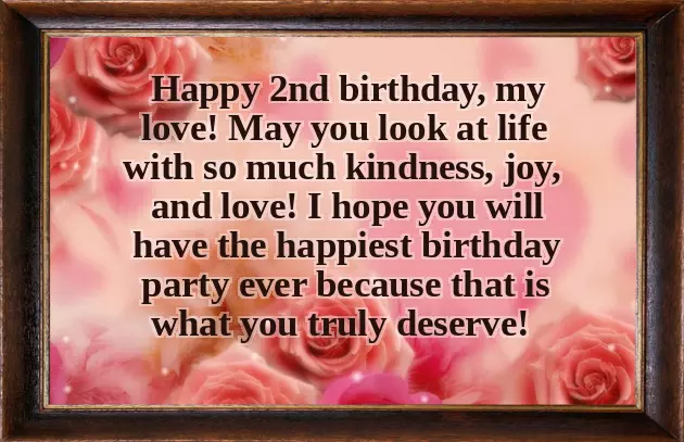 Birthday Wishes For Two Year Old Grandson