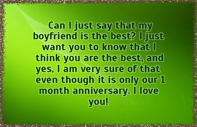 1St Month Anniversary 1St Month Anniversary