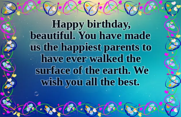 Daughter Birthday Wishes For Father Daughter Birthday Wishes For Father