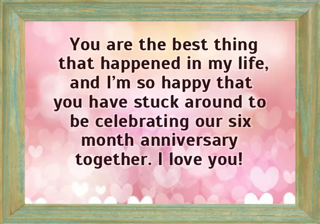 6 Month Engagement Anniversary