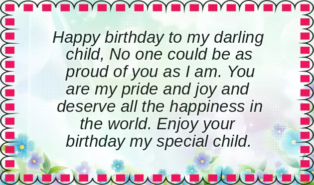 Birthday Wishes For Small Boy