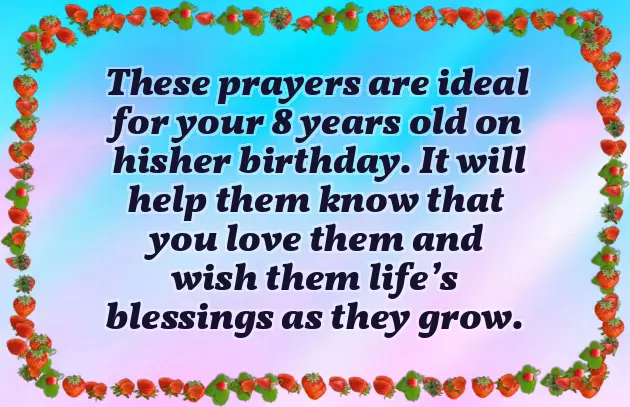 Happy Birthday To An 8 Year Old