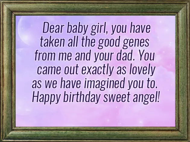 Happy Birthday Wishes For Cute Baby Girl Happy Birthday Wishes For Cute Baby Girl