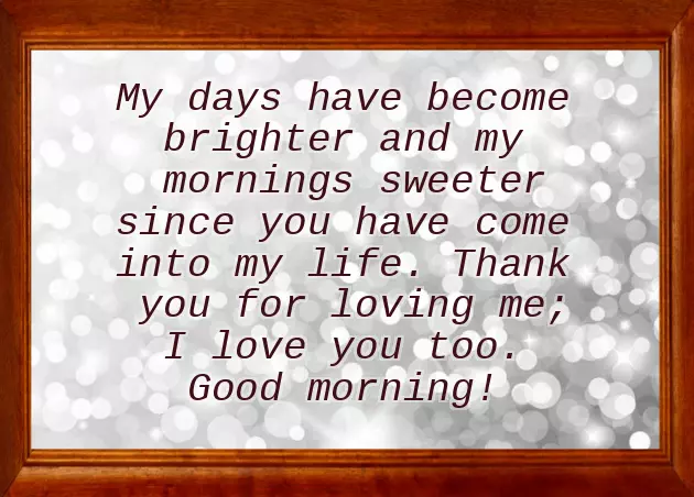 Good Morning Message For New Girlfriend