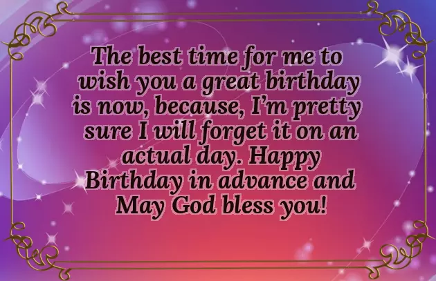 Happy Birthday In Advance To My Sister