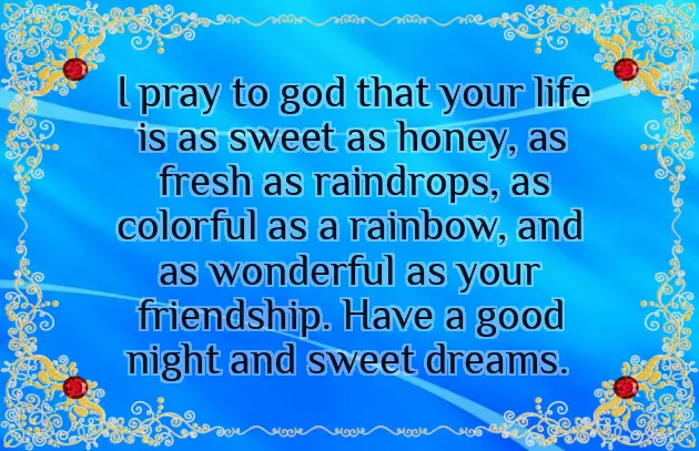 Good Night Wish For Best Friend