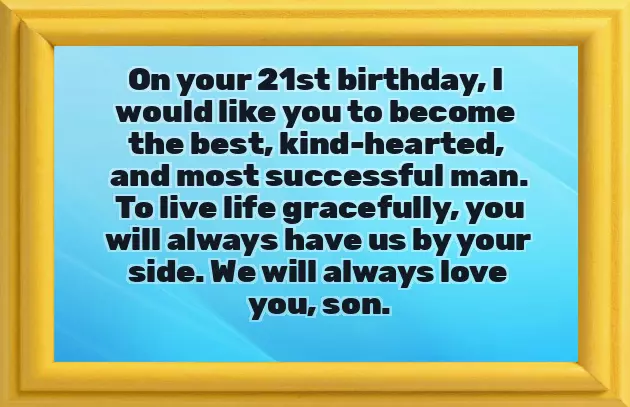 21St Birthday Greetings