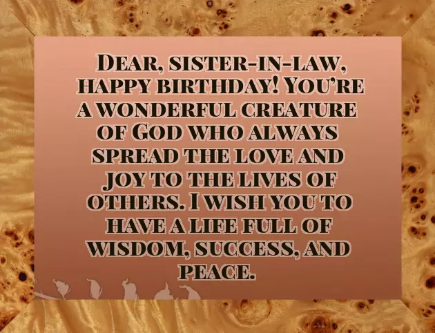 Happy Birthday Sweet Sister In Law Happy Birthday Sweet Sister In Law