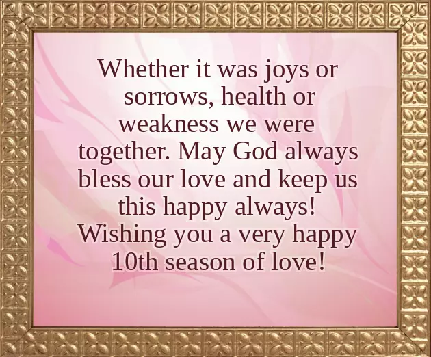 10 Years Wedding Anniversary Wishes 10 Years Wedding Anniversary Wishes