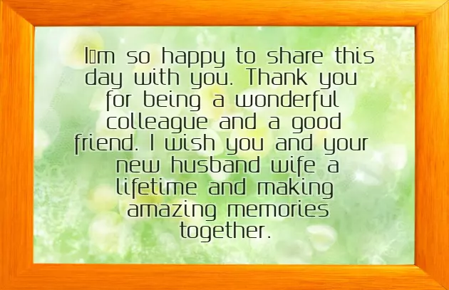 Congratulations For Wedding To Friend