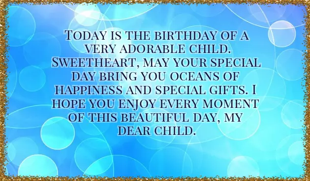 My Baby Boy Birthday Wishes