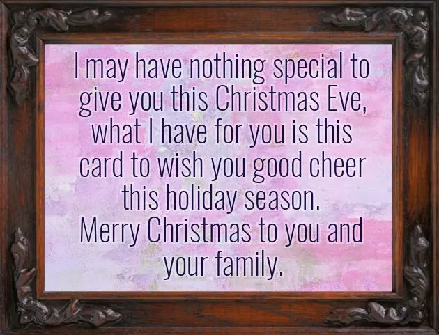 Merry Christmas Eve Wishes