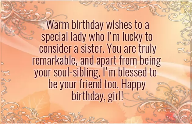Bday Msg For Sis