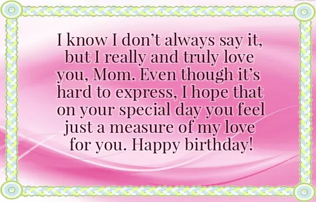 Happiest Birthday Mom