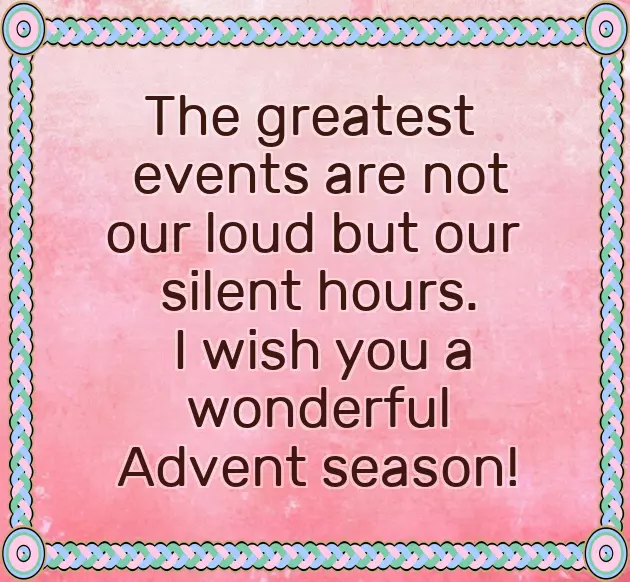 Advent Christmas Wishes