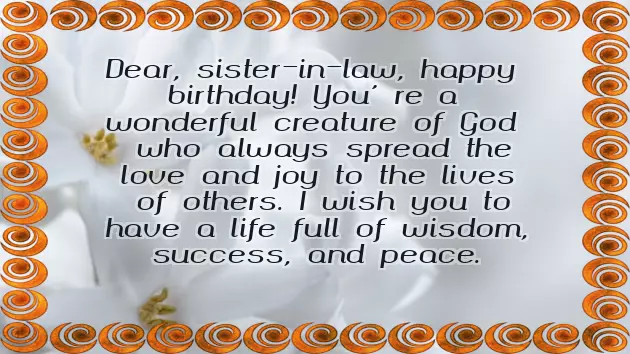 Wishes On Birthday For Sister