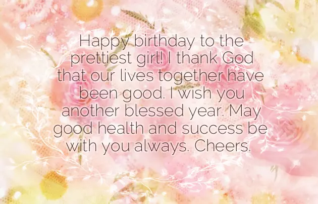 Biblical Birthday Wishes For Sister