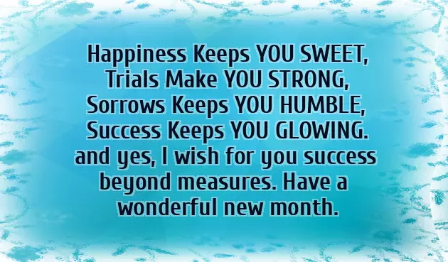 New Month Message For Your Love