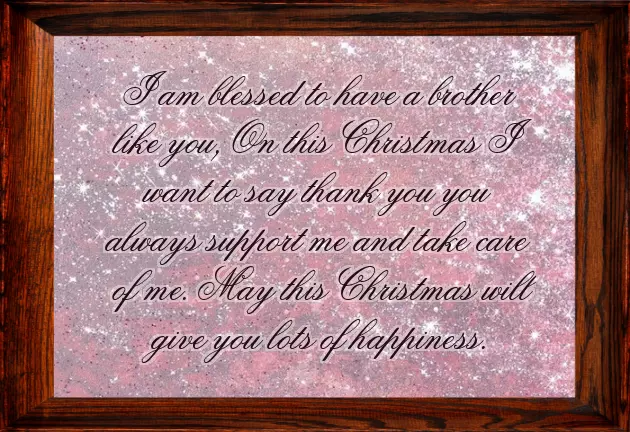 Christmas Wishes For Brother