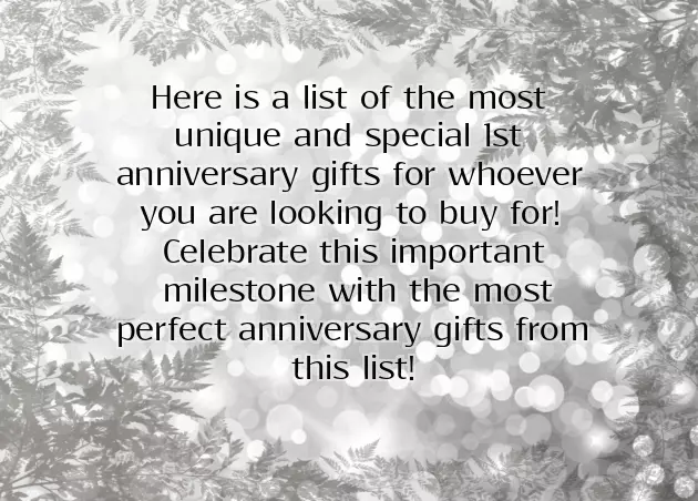 1St Wedding Anniversary Gift