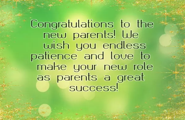 Baby Shower Congrats Message