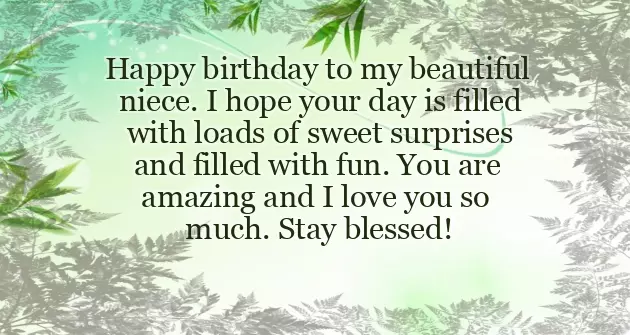 Happy Birthday To My Beautiful Niece