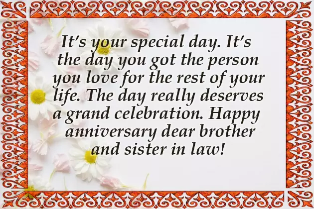 Anniversary Wishes To Younger Brother