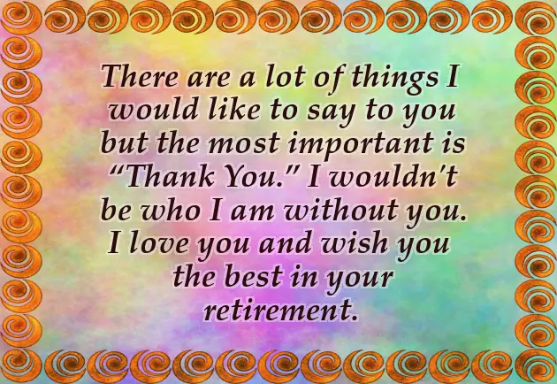 Retirement Wishes For Dad