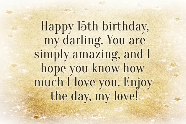 Daughter 15Th Birthday Wishes Daughter 15Th Birthday Wishes