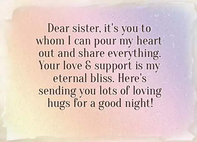 Good Night My Beautiful Sister Good Night My Beautiful Sister