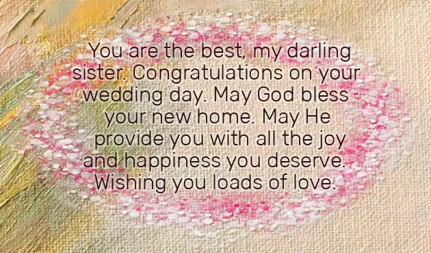 Congratulations To My Sister On Her Wedding Congratulations To My Sister On Her Wedding