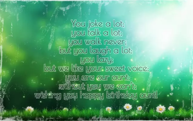 Happy Birthday To My Favorite Aunt Quotes Happy Birthday To My Favorite Aunt Quotes