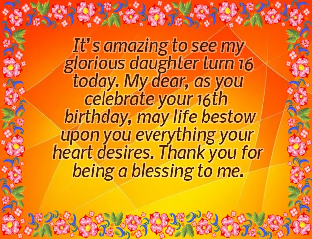 Birthday Wishes For My Daughter