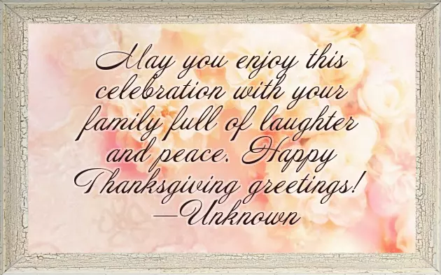 Thanksgiving Greetings To A Friend