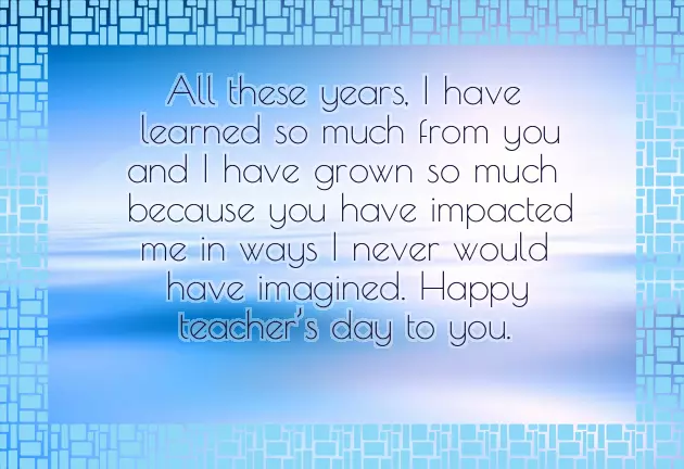 Happy Teachers Day Wishes From Parents