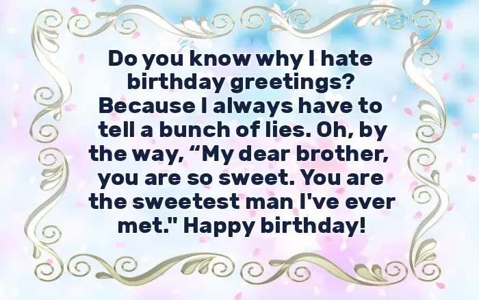 Wishing Your Brother Happy Birthday