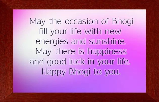 Happy Bhogi Wishes