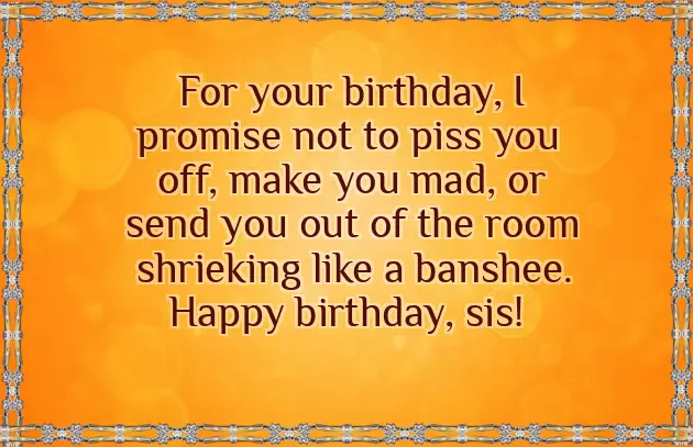 Some Lines For Sister On Her Birthday