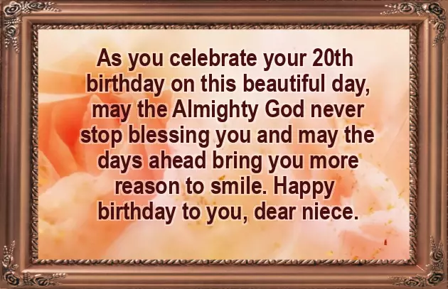Happy 20Th Birthday To My Niece