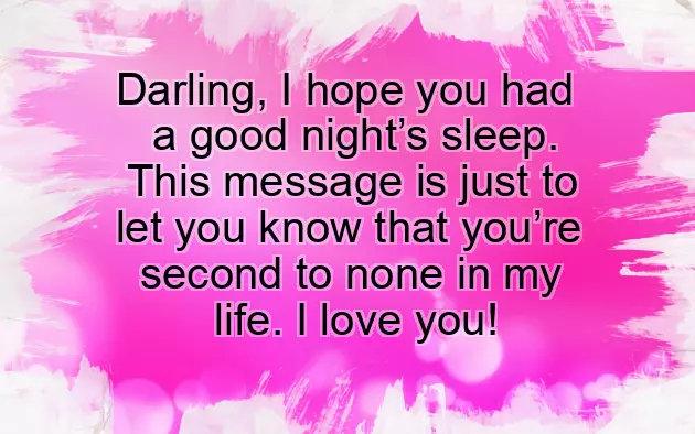 Romantic Morning Message To My Wife