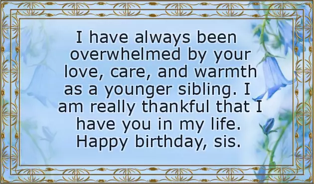 Happy Birthday Wishes For My Big Sister