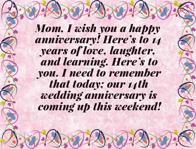 14Th Wedding Anniversary Wishes To Wife 14Th Wedding Anniversary Wishes To Wife