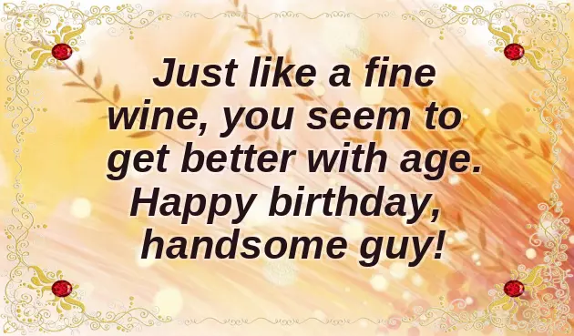 Happy Birthday Handsome Gif