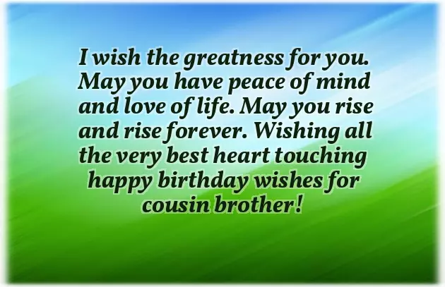 Happy Birthday Lovely Cousin