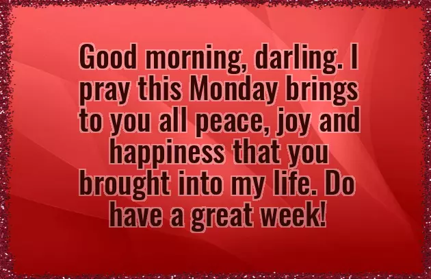 Good Morning Wishes Of Monday